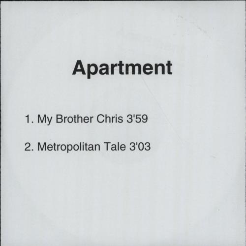 Apartment My Brother Chris CD-R acetate UK APNCRMY677621