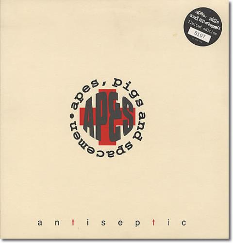 Apes, Pigs & Spacemen Antiseptic 12" vinyl single (12 inch record / Maxi-single) UK AFX12AN403084