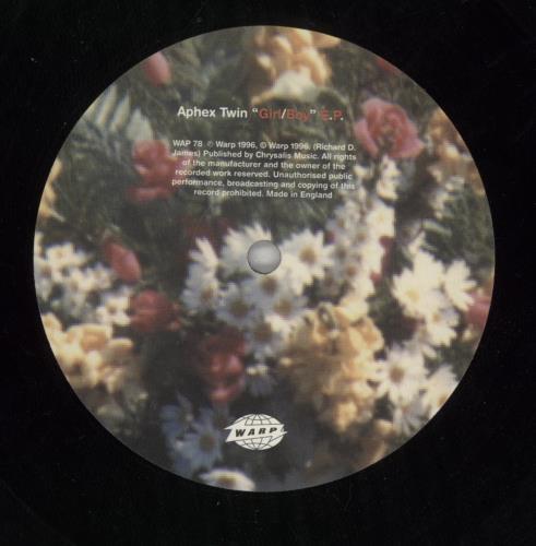 Aphex Twin "Girl/Boy" E.P. - EX 12" vinyl single (12 inch record / Maxi-single) UK APH12GI870868