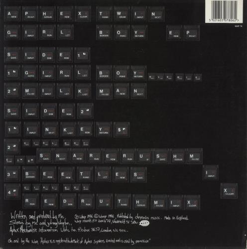 Aphex Twin "Girl/Boy" E.P. - EX 12" vinyl single (12 inch record / Maxi-single) UK APH12GI870868