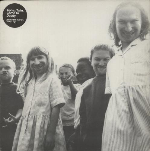 Aphex Twin Come To Daddy - 1st - Title Sticker 12" vinyl single (12 inch record / Maxi-single) UK APH12CO787217