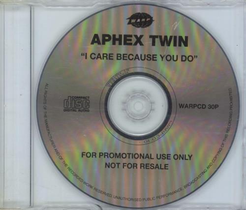 Aphex Twin I Care Beacause You Do CD single (CD5 / 5") UK APHC5IC238554