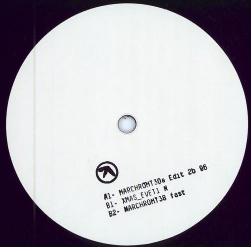 Aphex Twin MARCHROMT30a Edit 2b 96 12" vinyl single (12 inch record / Maxi-single) UK APH12MA781662