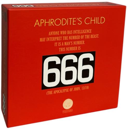 Aphrodite's Child 666 (The Apocalypse Of John, 13/18) - 4CD/Blu-Ray Dolby Atmos CD Album Box Set UK APRDXTH867853