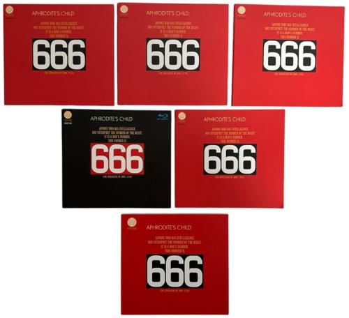 Aphrodite's Child 666 (The Apocalypse Of John, 13/18) - 4CD/Blu-Ray Dolby Atmos CD Album Box Set UK APRDXTH867853
