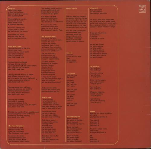 Aphrodite's Child 666 - 1st - VG 2-LP vinyl record set (Double LP Album) UK APR2LST863428