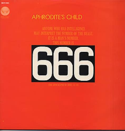 Aphrodite's Child 666 2-LP vinyl record set (Double LP Album) French APR2L262024