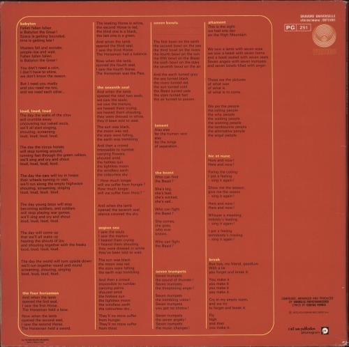 Aphrodite's Child 666 2-LP vinyl record set (Double LP Album) French APR2L742824