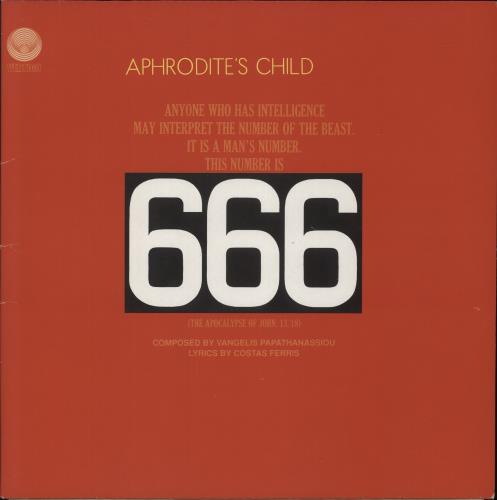 Aphrodite's Child 666 2-LP vinyl record set (Double LP Album) Dutch APR2L891656