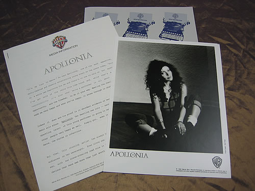 Apollonia 6 Apollonia media press pack US APOPPAP347621