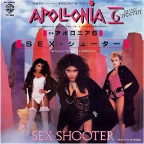 Apollonia 6 Sex Shooter 7" vinyl single (7 inch record / 45) Japanese APO07SE153242