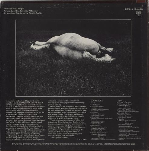 Appaloosa Appaloosa vinyl LP album (LP record) US 828LPAP857001