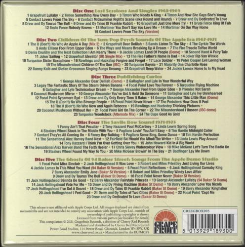 Apple Label Good As Gold: Artefacts Of The Apple Era 1967-1975 [5CD Box] - Sealed CD Album Box Set UK APEDXGO771013