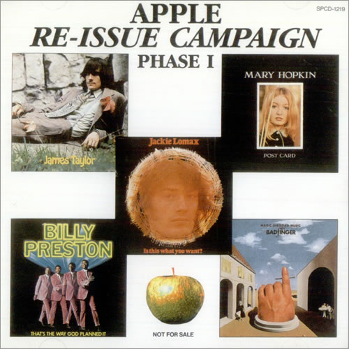 Apple Label Re-Issue Campaign - Phase I CD album (CDLP) Japanese APECDRE530525
