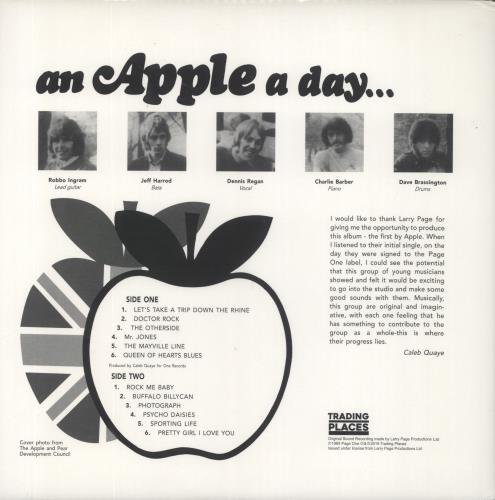 Apple An Apple A Day ... picture disc LP (vinyl picture disc album) UK APLPDAN806435