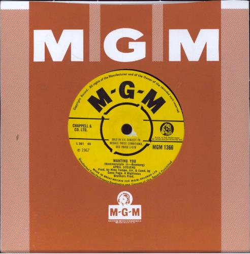 April Stevens Wanting You 7" vinyl single (7 inch record / 45) UK 5S407WA799546