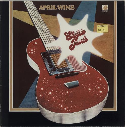 April Wine Electric Jewels vinyl LP album (LP record) Canadian APWLPEL676848