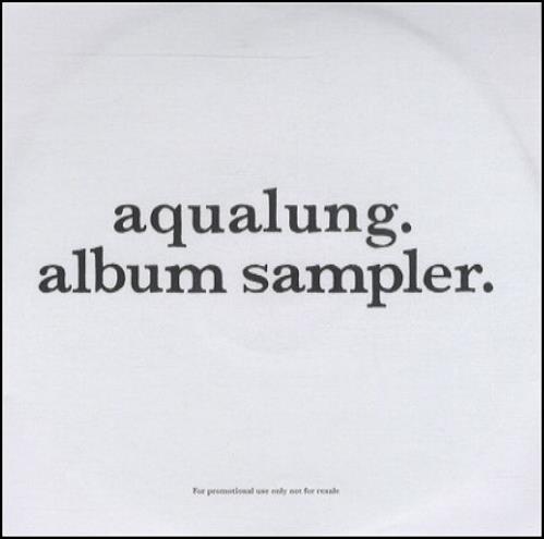 Aqualung Album Sampler CD-R acetate UK AQLCRAL260979