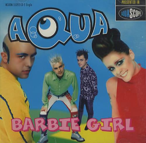 Aqua Barbie Girl CD single (CD5 / 5") US AQUC5BA279916