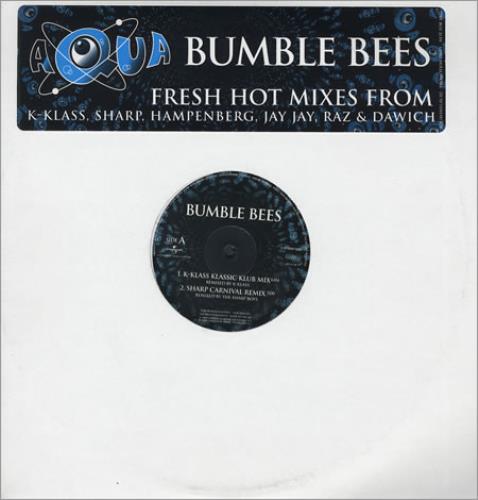 Aqua Bumble Bees 12" vinyl single (12 inch record / Maxi-single) UK AQU12BU240279