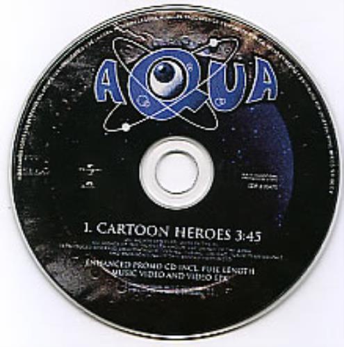 Aqua Cartoon Heroes CD single (CD5 / 5") Mexican AQUC5CA153241