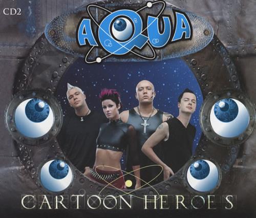 Aqua Cartoon Heroes CD single (CD5 / 5") UK AQUC5CA295553