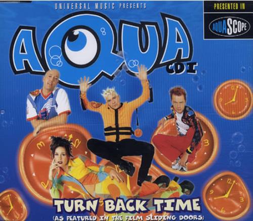 Aqua Turn Back Time 2-CD single set (Double CD single) UK AQU2STU142184