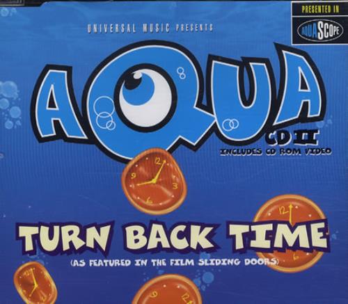 Aqua Turn Back Time 2-CD single set (Double CD single) UK AQU2STU142184