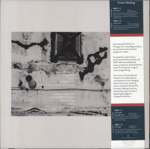 Aquiles Navarro & Tcheser Holmes Heritage Of The Invisible II vinyl LP album (LP record) US 82ULPHE854970