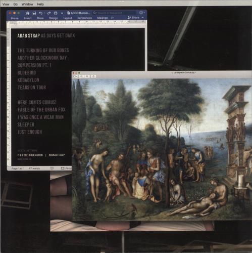 Arab Strap As Days Get Dark vinyl LP album (LP record) UK ABSLPAS878151