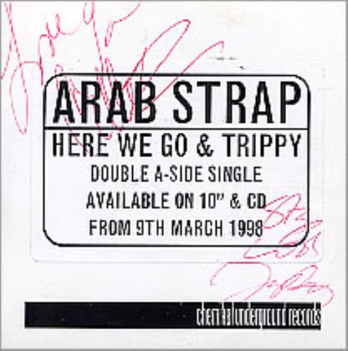 Arab Strap Here We Go/Trippy - autographed CD single (CD5 / 5") UK ABSC5HE259939