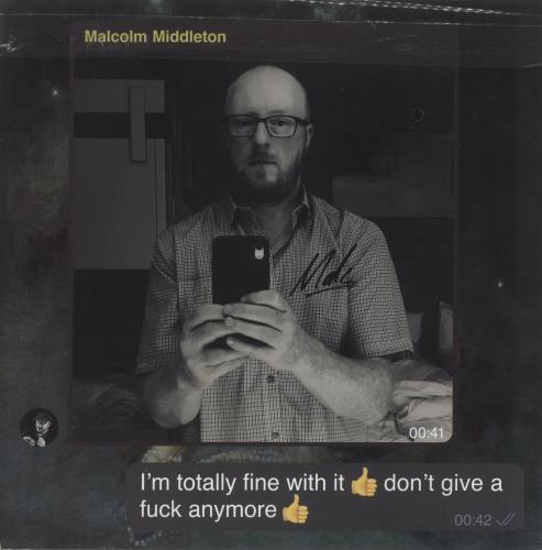 Arab Strap I'm Totally Fine With It, Don't Give A Fuck Anymore - Yellow Vinyl - Autographed Print - Sealed vinyl LP album (LP record) UK ABSLPIM875028