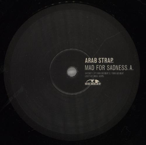 Arab Strap Mad For Sadness vinyl LP album (LP record) UK ABSLPMA250131