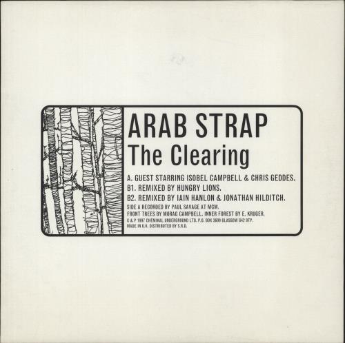 Arab Strap The Clearing 12" vinyl single (12 inch record / Maxi-single) UK ABS12TH239173