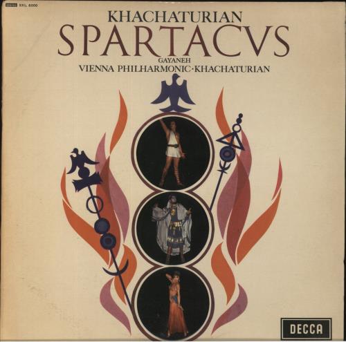 Aram Khachaturian Spartacus - 1st vinyl LP album (LP record) UK KF6LPSP853293