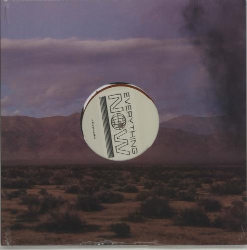Arcade Fire Everything Now - Orange Vinyl + Sealed 12" vinyl single (12 inch record / Maxi-single) UK ACF12EV674587