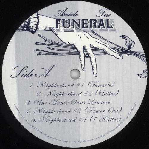 Arcade Fire Funeral - 1st vinyl LP album (LP record) UK ACFLPFU834995