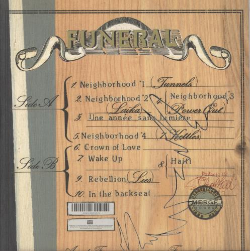 Arcade Fire Funeral - 1st vinyl LP album (LP record) UK ACFLPFU834995