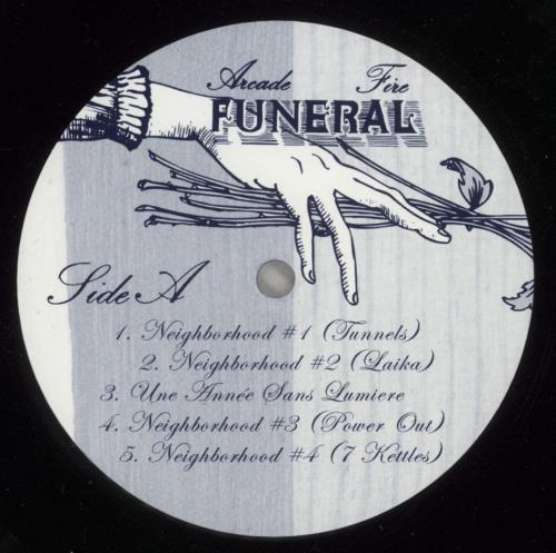 Arcade Fire Funeral - Black Vinyl vinyl LP album (LP record) UK ACFLPFU880439