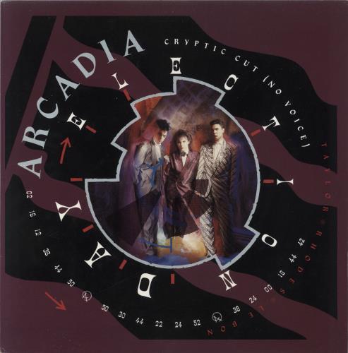 Arcadia Election Day - Cryptic Cut - Factory Sample + Photo 12" vinyl single (12 inch record / Maxi-single) UK ARC12EL833465