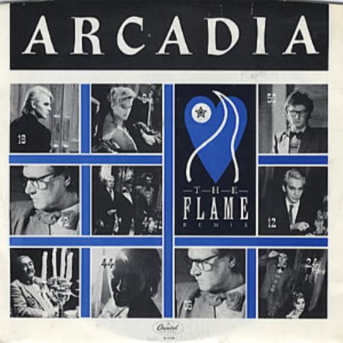 Arcadia The Flame 7" vinyl single (7 inch record / 45) US ARC07TH11628