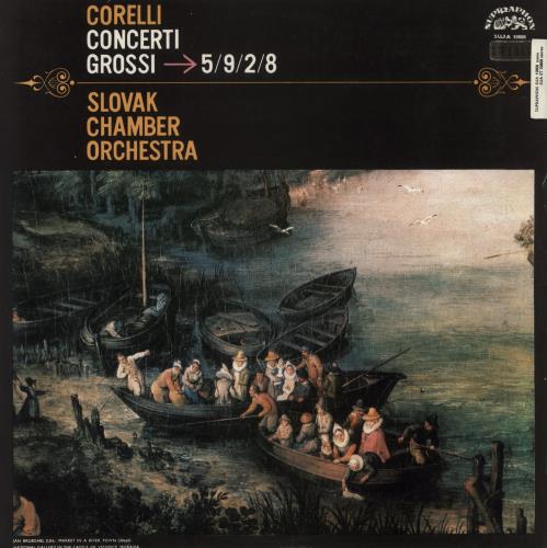 Arcangelo Corelli Corelli: Concerti Grossi 5/9/2/8 vinyl LP album (LP record) Czech A3CLPCO850163