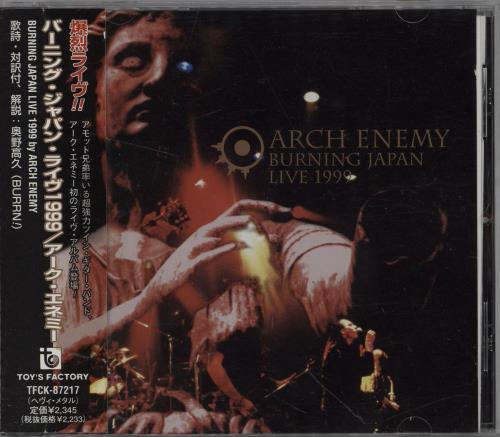Arch Enemy Burning Japan Live 1999 CD album (CDLP) Japanese A1CCDBU759770