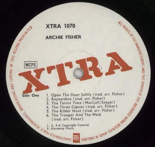 Archie Fisher Archie Fisher vinyl LP album (LP record) UK 5AFLPAR475894