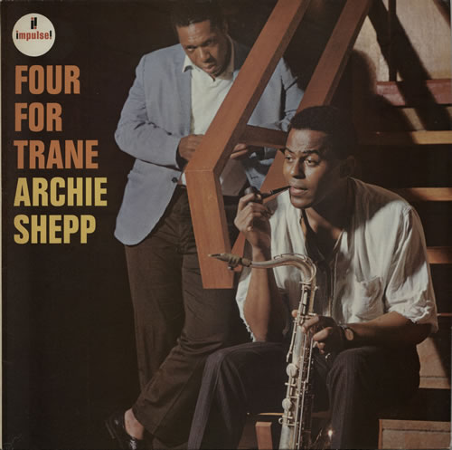 Archie Shepp Four For Trane vinyl LP album (LP record) UK AS0LPFO581813