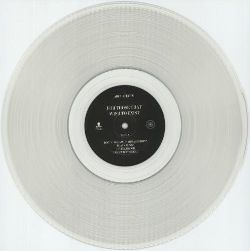 Architects For Those That Wish To Exist - Clear Vinyl + Slip Mat 2-LP vinyl record set (Double LP Album) UK 07C2LFO873901