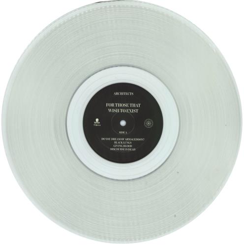 Architects For Those That Wish To Exist - Clear Vinyl 2-LP vinyl record set (Double LP Album) UK 07C2LFO789307