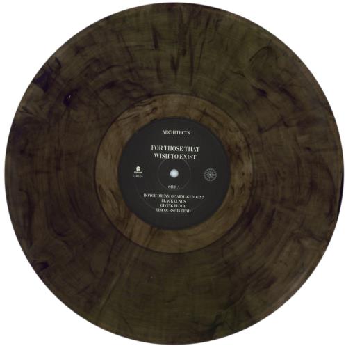 Architects For Those Who Wish To Exist - Black Marbled Vinyl 2-LP vinyl record set (Double LP Album) UK 07C2LFO873249