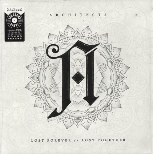 Architects Lost Forever // Lost Together - 180gm Clear Vinyl - RSD16 vinyl LP album (LP record) UK 07CLPLO880105