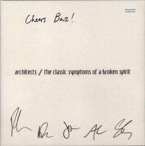 Architects The Classic Symptoms Of A Broken Spirit - Clear & Sea Blue Galaxy Vinyl vinyl LP album (LP record) Dutch 07CLPTH879546